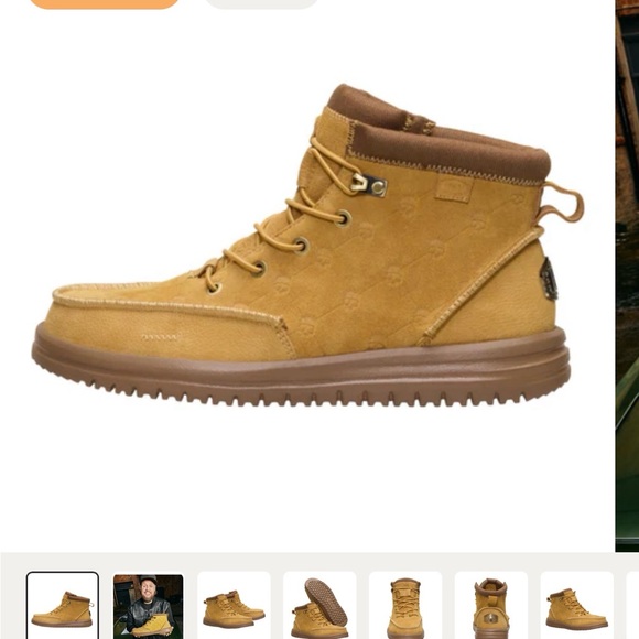 Hey Dude x Jelly Roll Men's Brown Chukka Boots - Picture 2 of 4